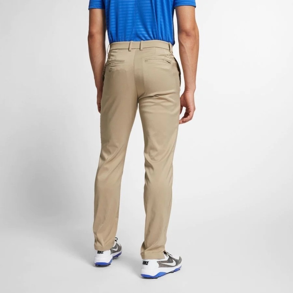 Nike Flex Men's Golf Pants Khaki Front & Back Pockets Size 32x32 - Picture 2 of 12